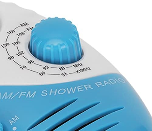 Waterproof AMFM Radio with Hook Handle and Speakers