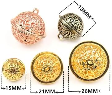 Rose Gold Metal Bells for Wedding and Festival Decor
