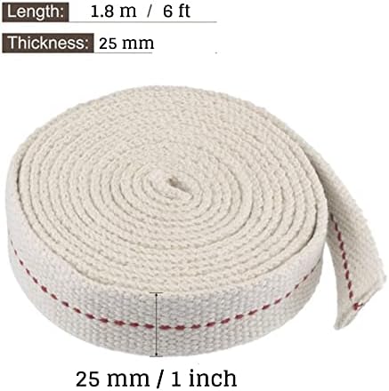 Hell Blues 1 Inch Oil Lamp Wick 6 Foot Roll