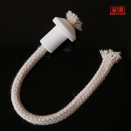 5 Pack 14 Inch Cotton Wicks with Ceramic Holders and Funnel Set