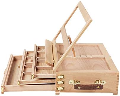 Beech Desktop Easel with Three Drawers and Four Adjustments