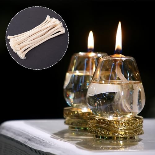 10 PCS 14 Round Oil Lamp Wicks with Holders