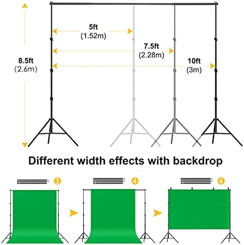 CPLIRIS Adjustable Backdrop Stand for Parties and Photography