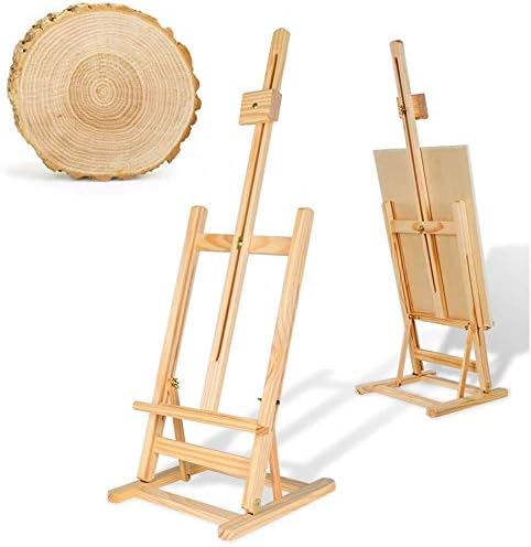 Adjustable Pine Desktop Poster Easel Stand