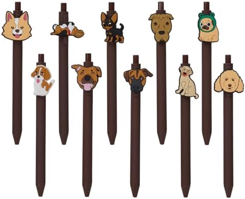 10 Pcs Kawaii Dog Theme Ballpoint Pens