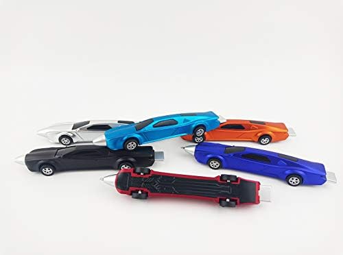 12PCS Racing Car Ballpoint Pens for Kids School Supplies Gifts Blue Ink