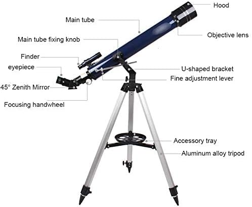 Refractor Telescope for Kids and Beginners with 3 Eyepieces