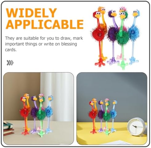TOYANDONA 24pcs Ostrich Flamingo Pens for Kids