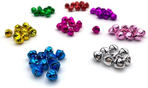 80PCS Jingle Bells for Crafts and Decor