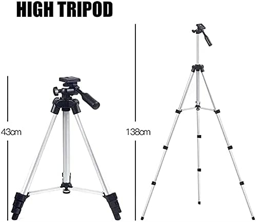 Telescope With Adjustable Tripod And Phone Holder For Beginner Astronomy