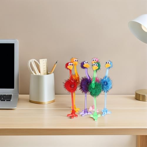 TOYANDONA 24pcs Ostrich Flamingo Pens for Kids