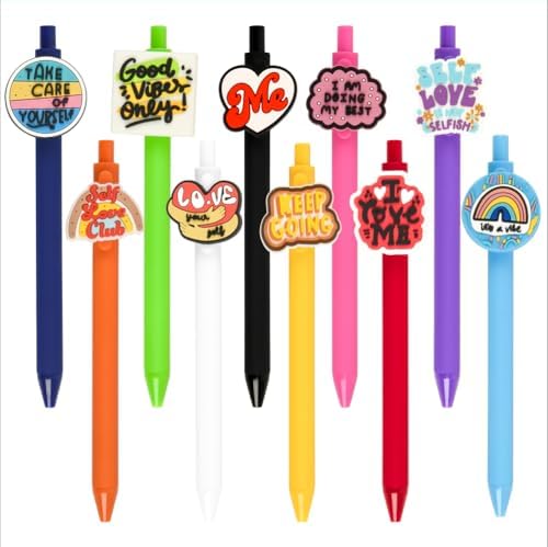 10Pcs Funny Ballpoint Pens with Motivational Quotes for Adults
