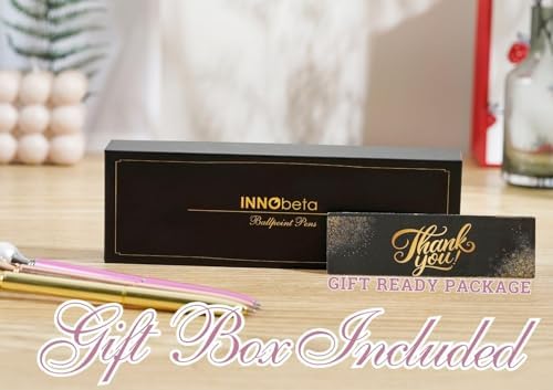Innobeta Pearl Decorated Metal Pens Set of 3
