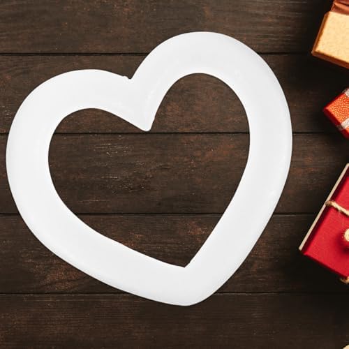 2PCS Foam Heart Rings DIY Craft Supplies Christmas Decor
