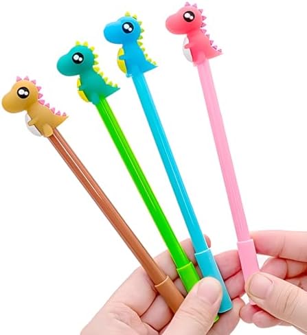 12Pcs Bulk Cute Dinosaur Gel Ink Pens for Kids and Adults