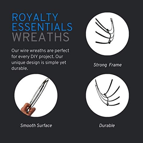 14 Inch Metal Wire Wreath Frame Pack of 2