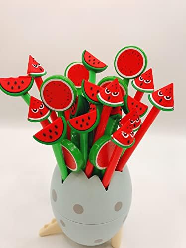 30 Pcs Cute Watermelon Gel Pens for Kids