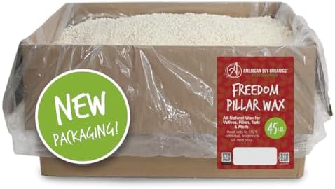 Freedom Soy Wax Beads 45lbs for Candle Making