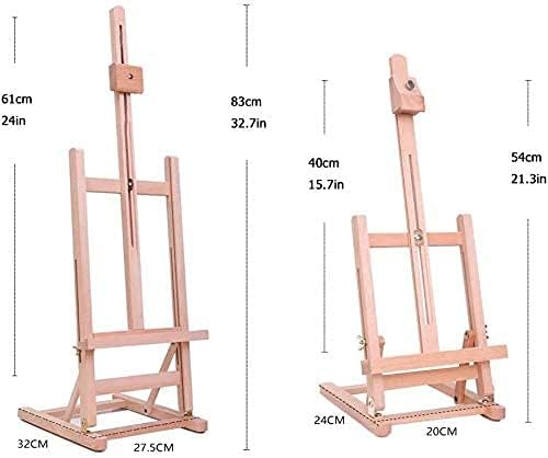 Portable Wooden Easel for Art and Crafts