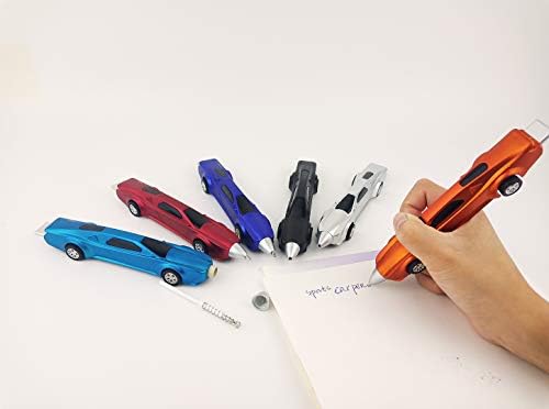 12PCS Racing Car Ballpoint Pens for Kids School Supplies Gifts Blue Ink