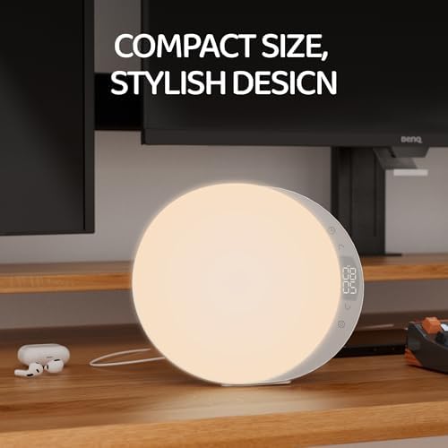 ANTDALIS Sunrise Alarm Clock with Natural Light and Snooze