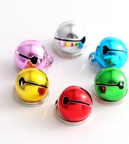 20 Pcs 16mm Pet Collar Bells with Ring