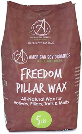 Freedom Soy Wax Beads 5 lb for Candle Making