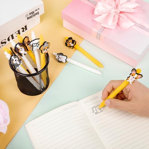 10 Piece Dog Themed Ballpoint Pen Set for Kids