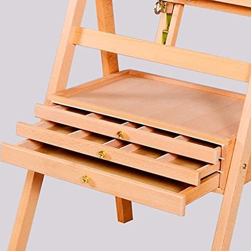 Adjustable Height Artist Easel with Storage Drawer