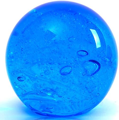 Eustuma Hand Blown Glass Ocean Bubbles Figurine