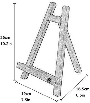 Small Portable Desktop Easel for Art and Poster Displays
