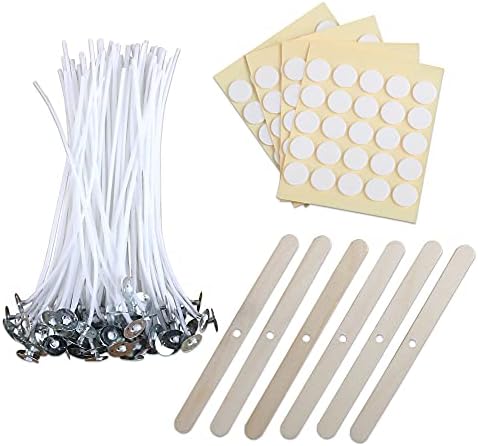 MILIVIXAY 6 Inch Candle Wick Bundle