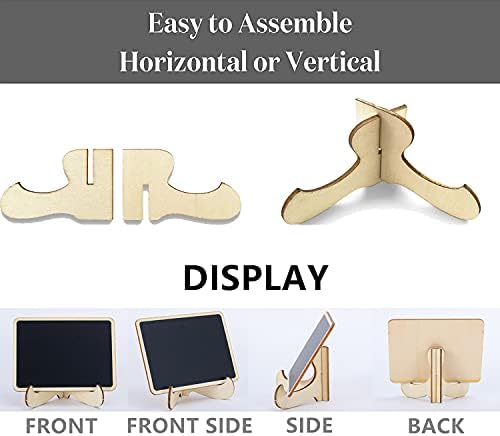 20 Pcs Mini Chalkboard Signs with Stand for Events