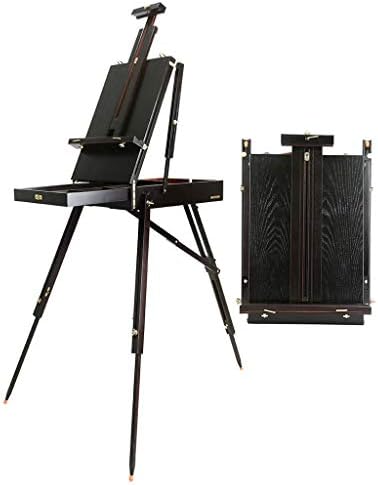 Foldable Artist Easel with Drawer for Outdoor Painting