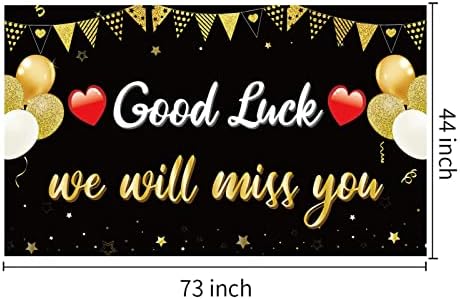 Pimvimcim Good Luck Farewell Banner Decor