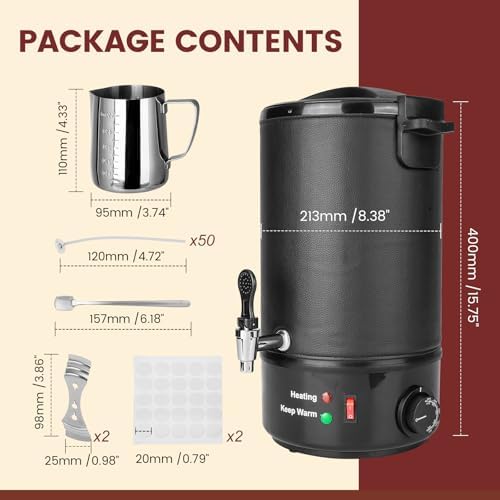POWLAB 8L Electric Wax Melter for Candle Making 1