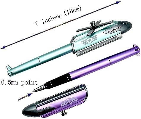 6 PCS Novelty Airplane Gel Pens with 12 Refills