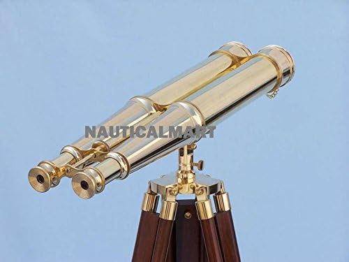 Floor Standing Admirals Solid Brass Binoculars 62