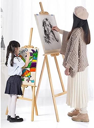 Strong and Durable Wooden H-Frame Studio Easel with Carry Handle