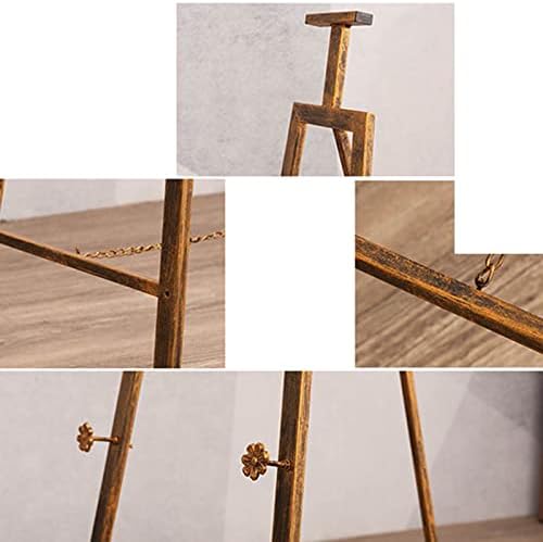 Sturdy Metal Easel Stand 150cm Tall Foldable