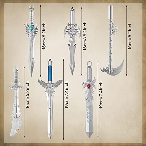 Zonon 12 Pack Sword Shape Gel Ink Pens Set