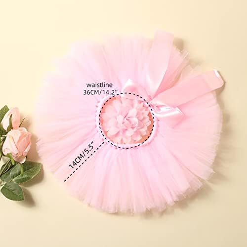 Ylsteed Newborn Girls Photo Prop Tutu Skirt Light Pink