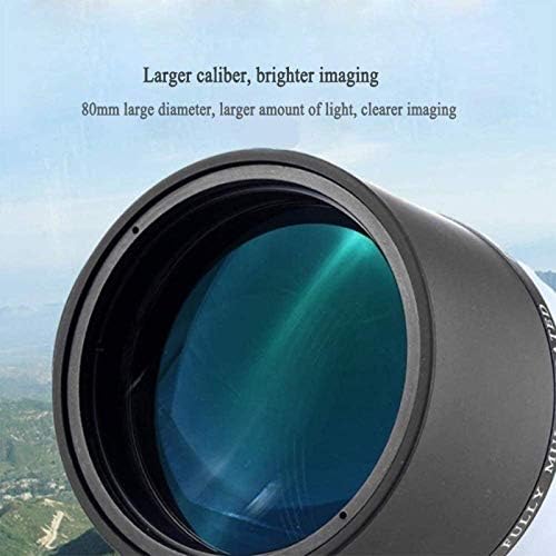 80MM HD Coated Refracting Telescope with Dual Speed Focusing