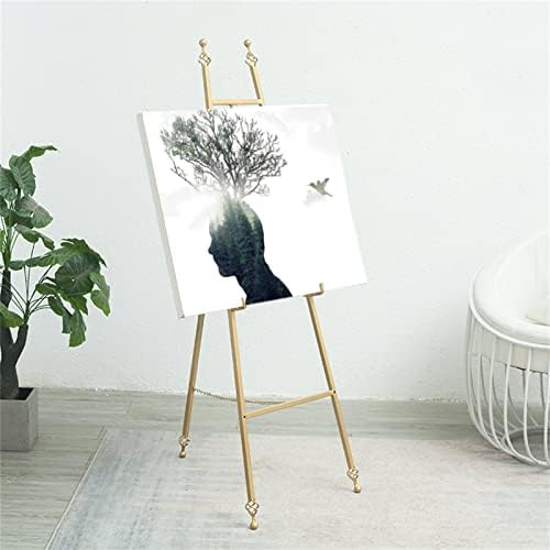 RHRYTCH 150cm Adjustable Folding Metal Easel for Art and Events