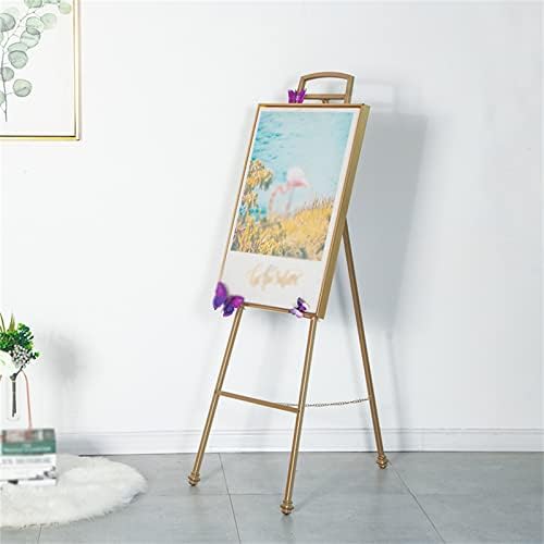 A-Frame Artist Easel Adjustable Height 145cm Tall Gold