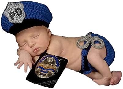 Newborn Baby Crochet Costume Photography Prop Set
