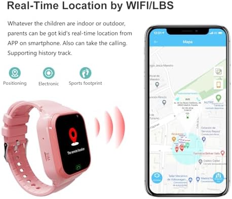 4G Kids Smart Watch with GPS Tracking and SOS Alarm