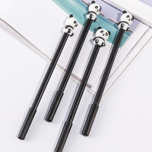 12Pcs Cute Panda Gel Pens for Kids and Adults