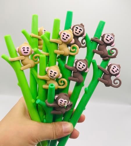 Cute Monkey Gel Ink Pens 20 Pack