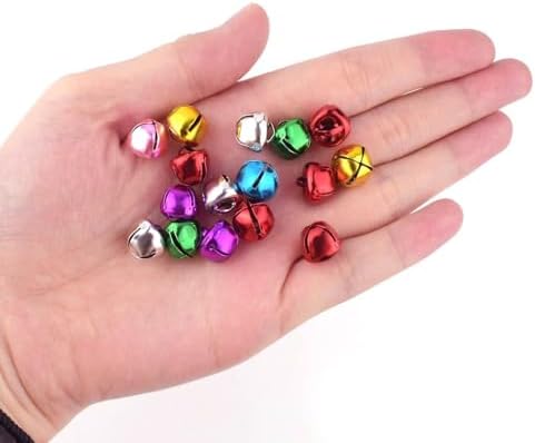 80PCS Jingle Bells for Crafts and Decor